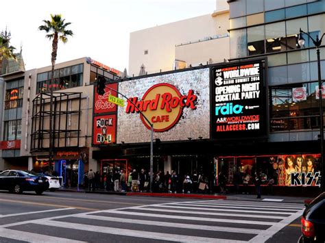 Hard rock cafe los angeles hollywood - 6801 Hollywood Boulevard. Los Angeles, CA 90028. +1 323-464-7625. https://www.hardrockcafe.com. View menu. Today. 11:00 AM – 11:00 PM. Reservations …